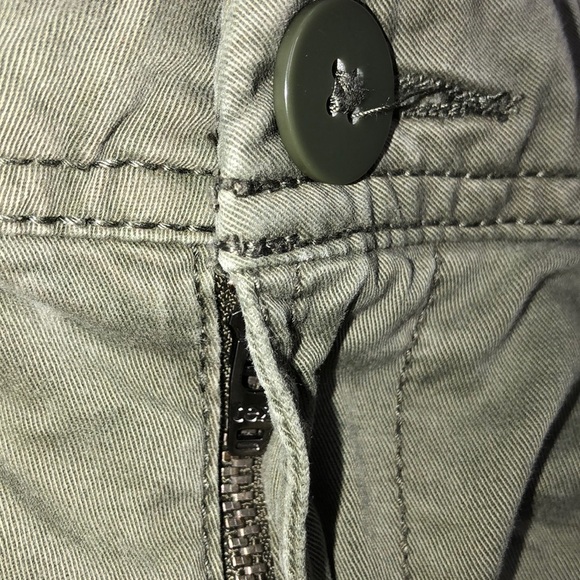 TIME & TRU size 14 olive/army green cotton shorts - Picture 5 of 6